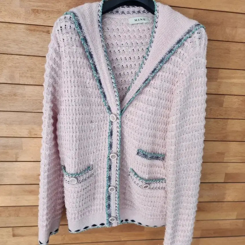 [BUNJANG] Mine Crocheted Knit Cardigan / 마인 크로쉐 니트 가디건