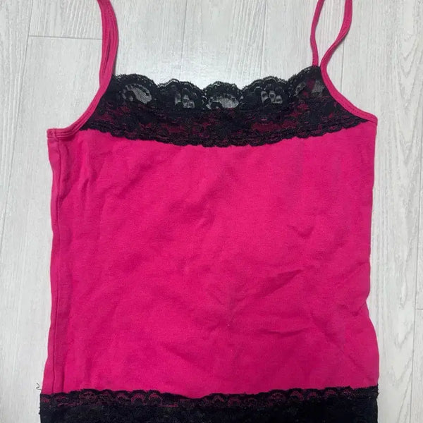 [BUNJANG] Mars Gal Lace Camisole / Mars 마즈깔 갸루 레이스 나시 베메클 팝걸빈티지 오네갸루 슈가글로스