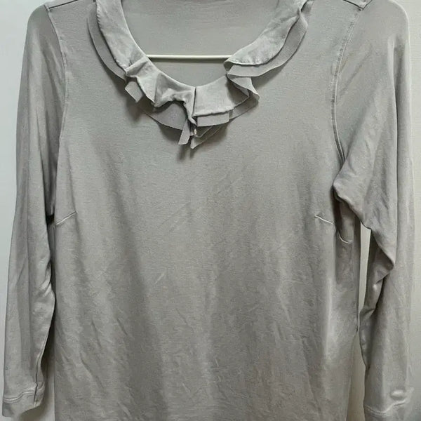 [BUNJANG] Vintage Frill Blouse Inner Tee / 프릴 블라우스 이너티