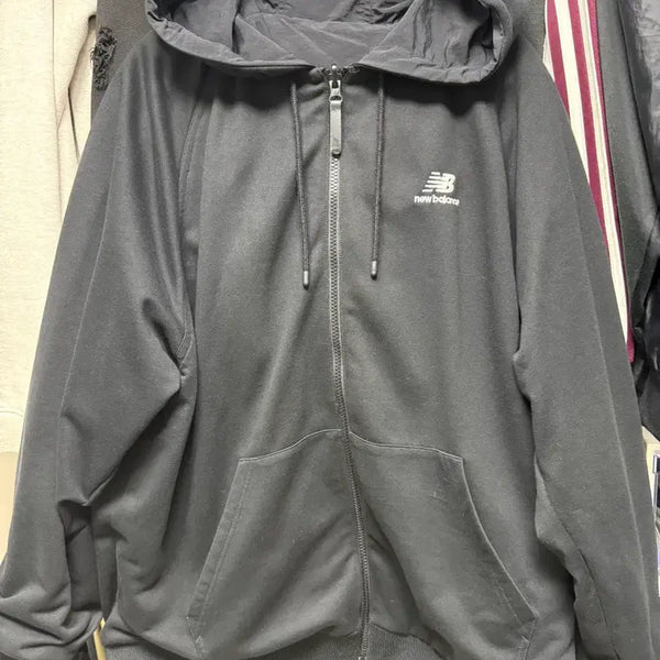 [BUNJANG] New Balance Reversible Hoodie / 뉴발란스 리버시블 후드