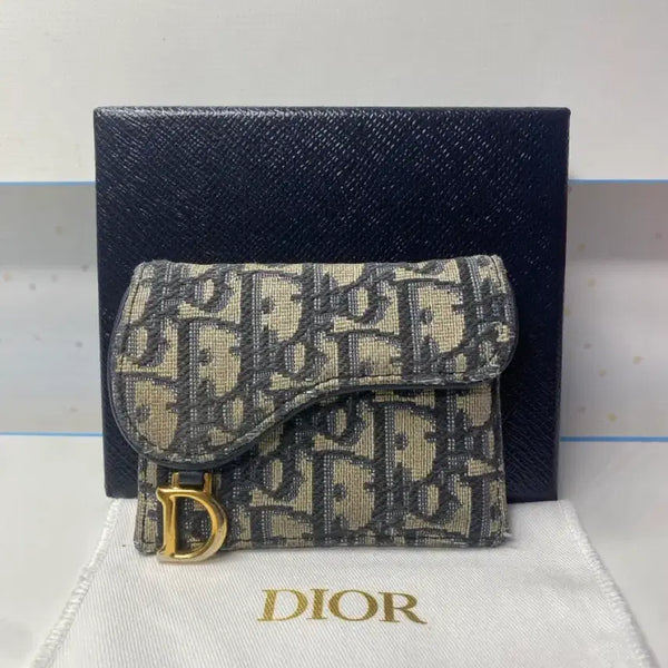 [BUNJANG] Dior Oblique Saddle Card Holder / {급처}디올 오블리크 카드 지갑