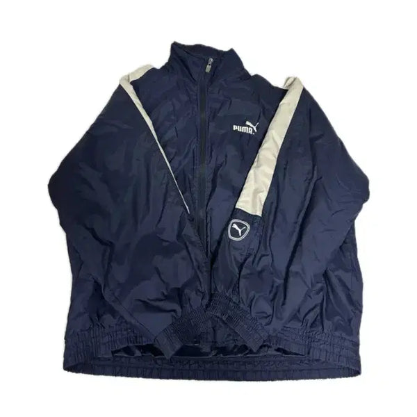 [BUNJANG] Puma Navy Windbreaker Jacket / 푸마 바람막이 네이비