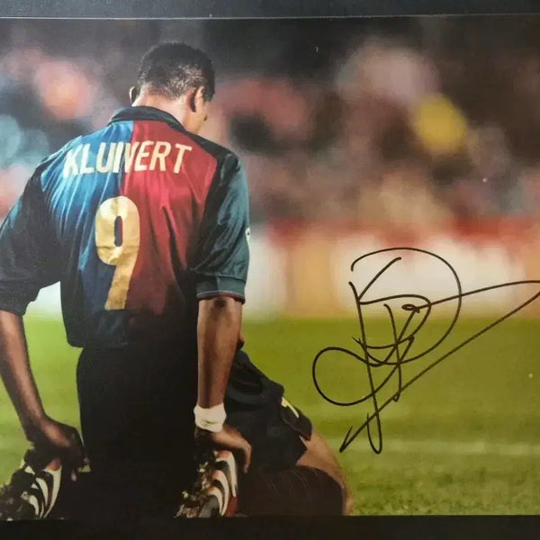 [BUNJANG] FC Barcelona Claudinho Signed A4 Photo / 바르샤  클라위베르트 싸인포토a4