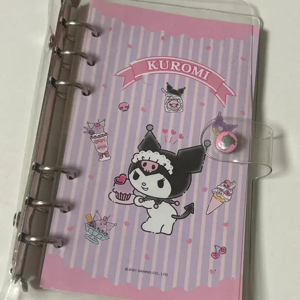 [BUNJANG] Kuromi 6-Ring Binder Diary / 쿠로미 6공 바인더 다이어리