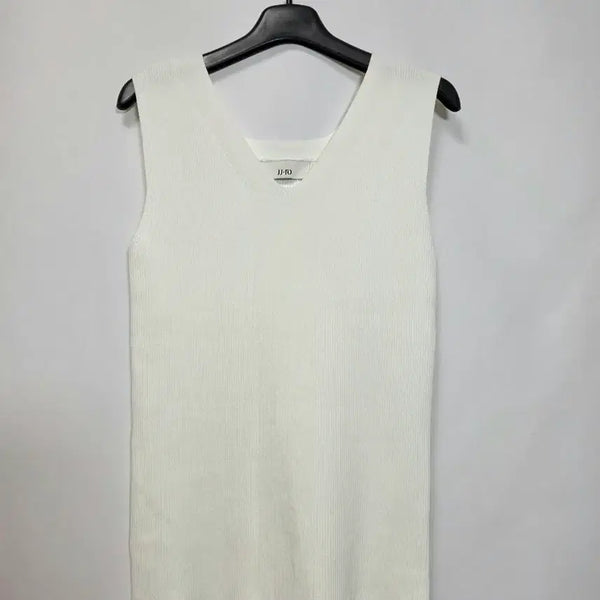 [BUNJANG] jjro Sleeveless Knit Cream / jjro 민소매 니트