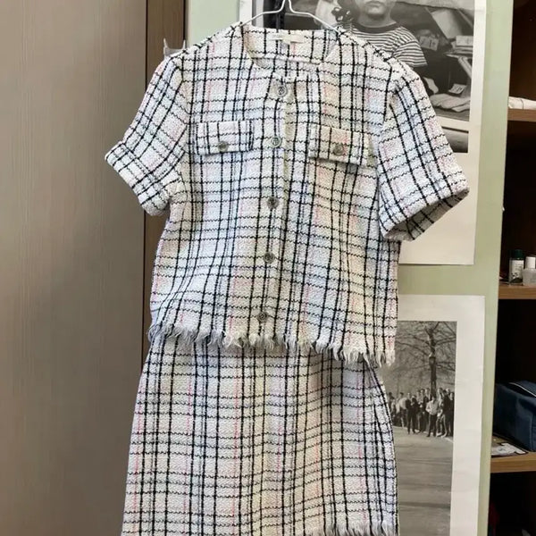 [BUNJANG] Maje Fringe Tweed Set-up / 미쥬 프린지 트위드 셋업