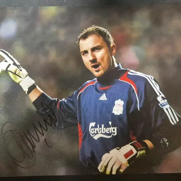 [BUNJANG] Liverpool Dudek Signed A4 Photo / 리버풀 두덱 싸인포토 a4