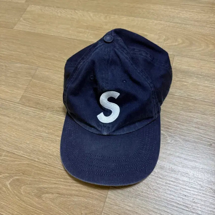 [BUNJANG] Supreme Pigment Print S Logo 6-Panel Cap Navy / 슈프림 피그먼트 프린트 S 로고 6-패널 캡 네이비 - 23FW