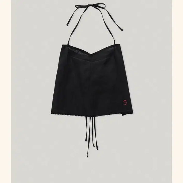 [BUNJANG] Smoothmood Laura Halterneck Top Black / 새상품) 스무드무드 로라 홀터넥 탑 블랙