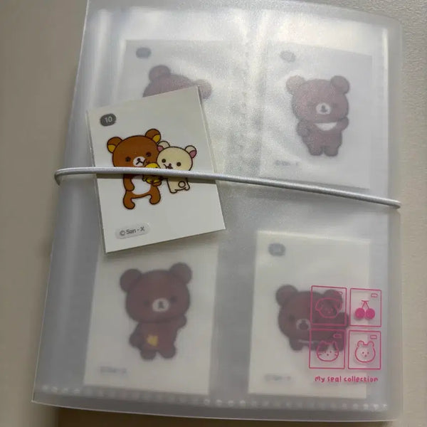 [BUNJANG] Rilakkuma CU Ttibus seal Full Set / 풀세트 리락쿠마 CU 띠부씰 코리락쿠마 코구마