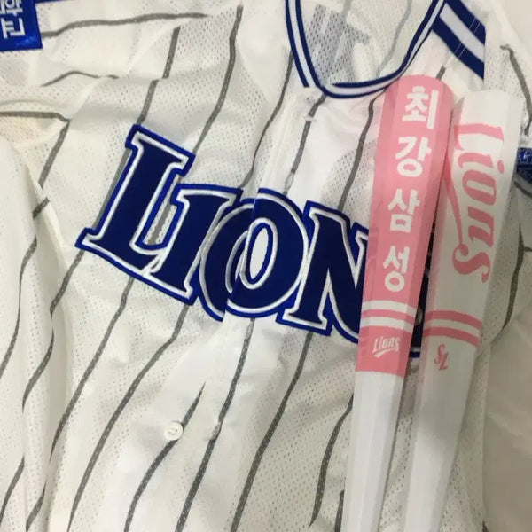 [BUNJANG] Samsung Lions Pink Octagonal Cheer Stick / 삼성라이온즈 핑크 팔각응원봉 새상품