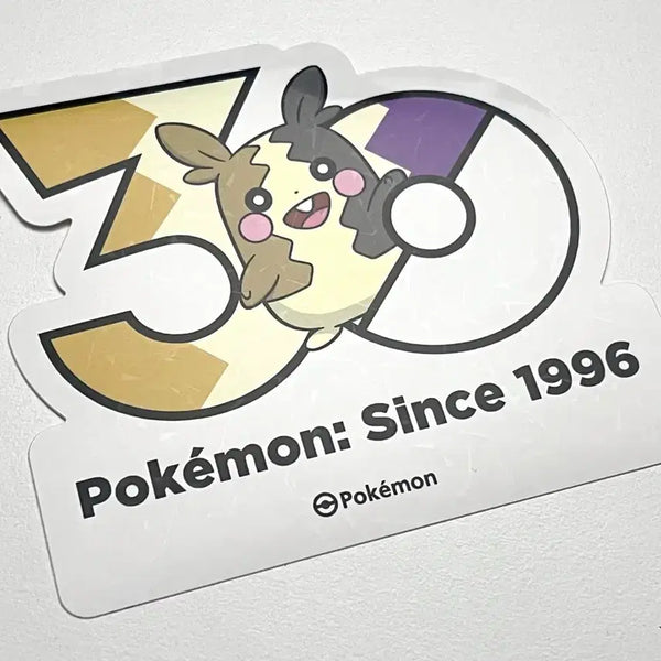 [BUNJANG] Pokemon 30th Anniversary Logo Sticker Morpeko Basic / 포켓몬 30주년 기념 로고 스티커  모르페코 기본
