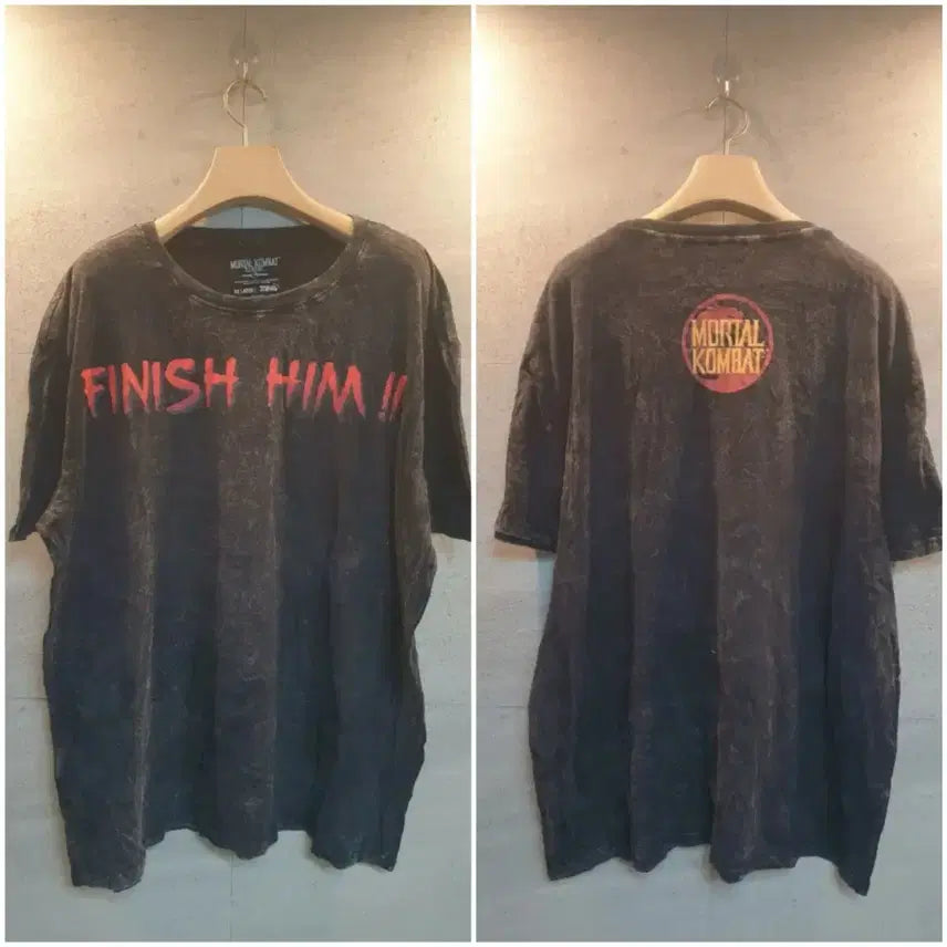 [BUNJANG] Mortal Kombat Classic Logo T-Shirt / 모탈 컴뱃. 클래식. 굿즈 정품! 반팔 티셔츠.