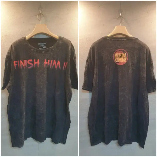 [BUNJANG] Mortal Kombat Classic Logo T-Shirt / 모탈 컴뱃. 클래식. 굿즈 정품! 반팔 티셔츠.
