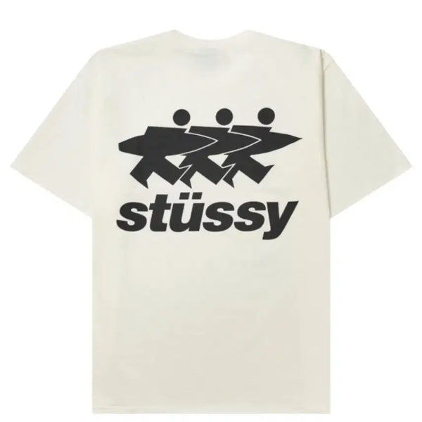 [BUNJANG] Stussy Surfwork Pigment Dyed T-Shirt Natural / ( L ) 스투시 서프워크 피그먼트 다이드 티셔츠 내츄럴
