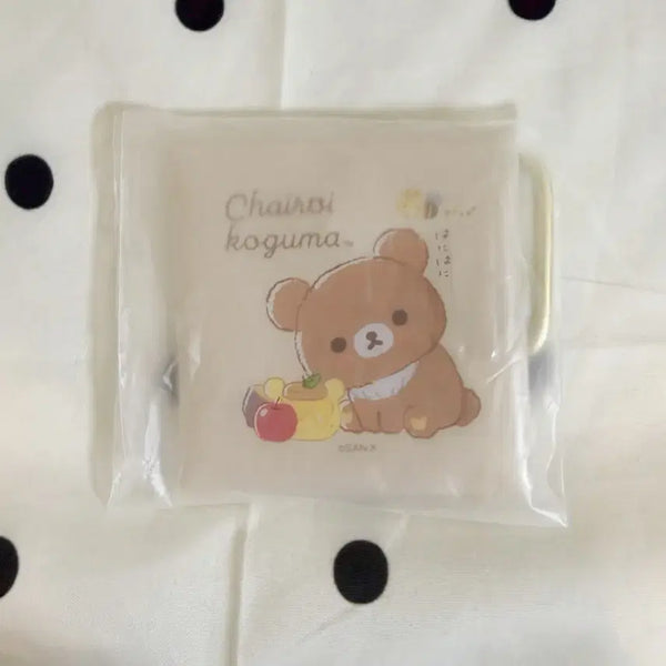 [BUNJANG] Rilakkuma Mini Pouch Keyring with Carabiner / 일본 리락쿠마 스토어 미니 파우치 키링 새상품 카라비너 포함