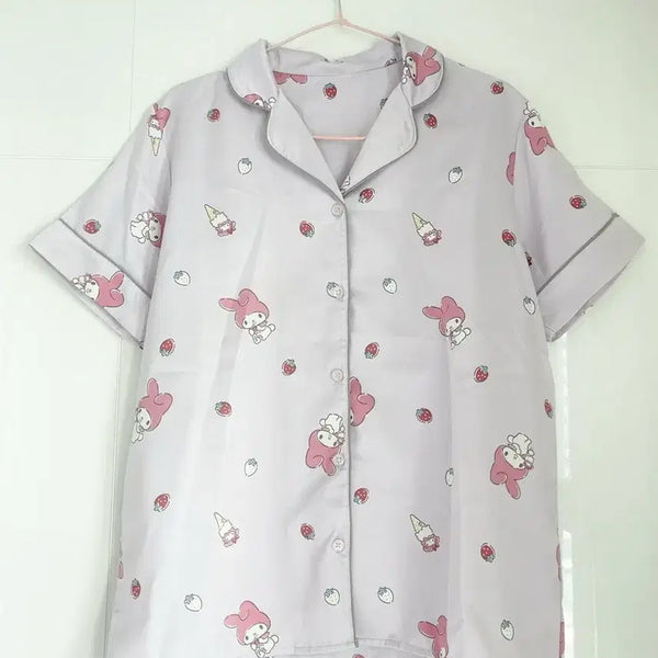 [BUNJANG] My Melody Strawberry Pajama Set Top / 마이멜로디 딸기 파자마 세트 gu