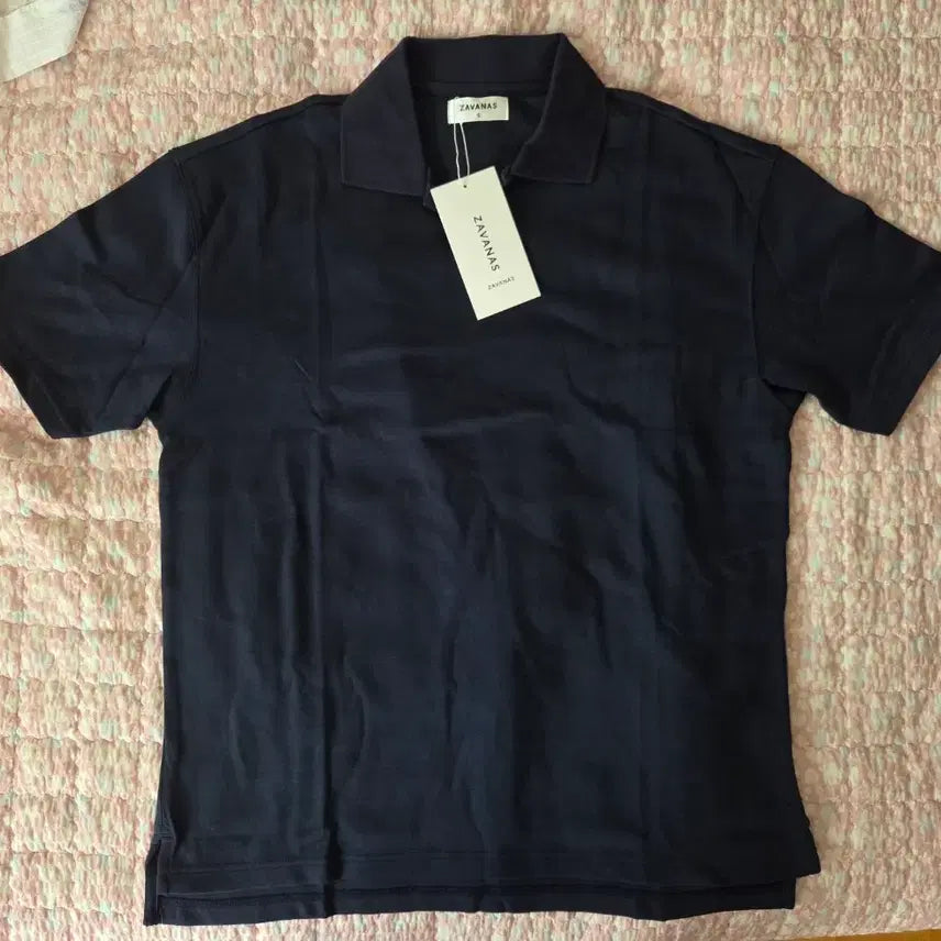 [BUNJANG] Javanas Cotton Polo T-Shirt 5 Dark Navy / (새상품) 자바나스 코튼 카라티셔츠 5 다크네이비 S
