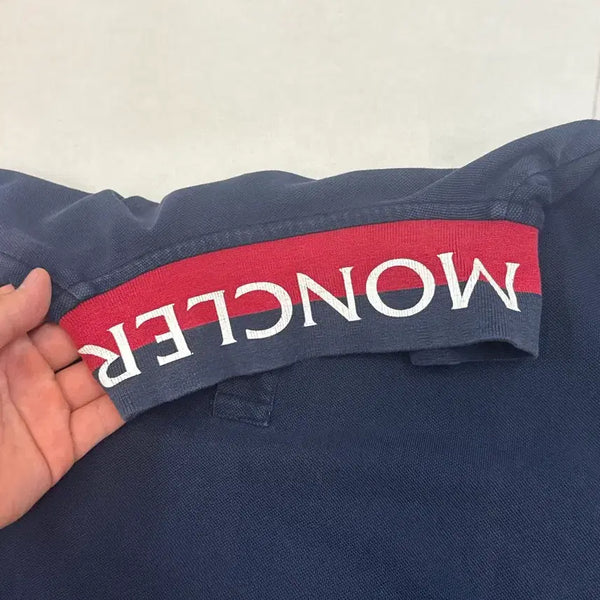 [BUNJANG] Moncler Logo Polo Shirt / [당일발송/백화점판,L] 몽클레어 와펜 카라티