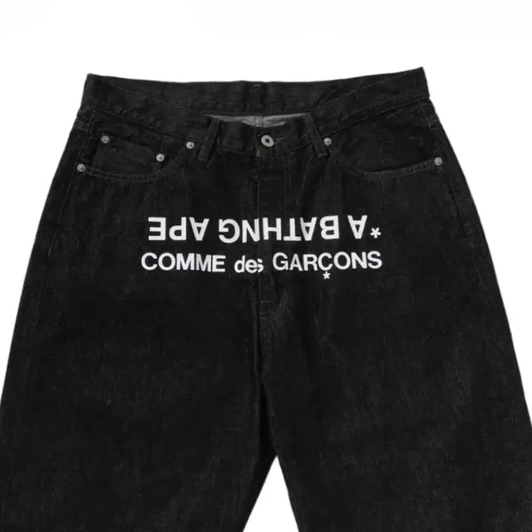 [BUNJANG] BAPE x COMME des GARÇONS Osaka Denim Long Pants / 베이프 x 꼼데가르송 오사카 데님 롱팬츠