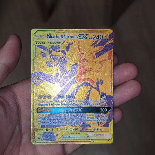 [BUNJANG] Pikachu & Zekrom GX Tag Team American Edition Pokemon Card / 북미 피카츄&제크롬 GX 태그팀 포켓몬카드 상태매우좋아요