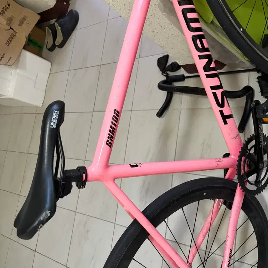 [BUNJANG] TSUNAMI Frame Pink (Fork Not Included) / 프레임 포크없음 묻따