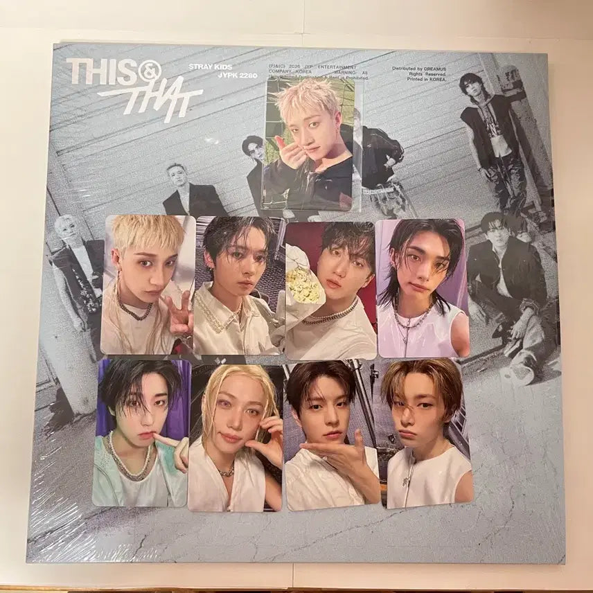 [BUNJANG] Stray Kids This&That LP Bundle Set Bang Chan Photocard / 스트레이키즈 this&that LP.ver 알라딘 방찬(미개봉)