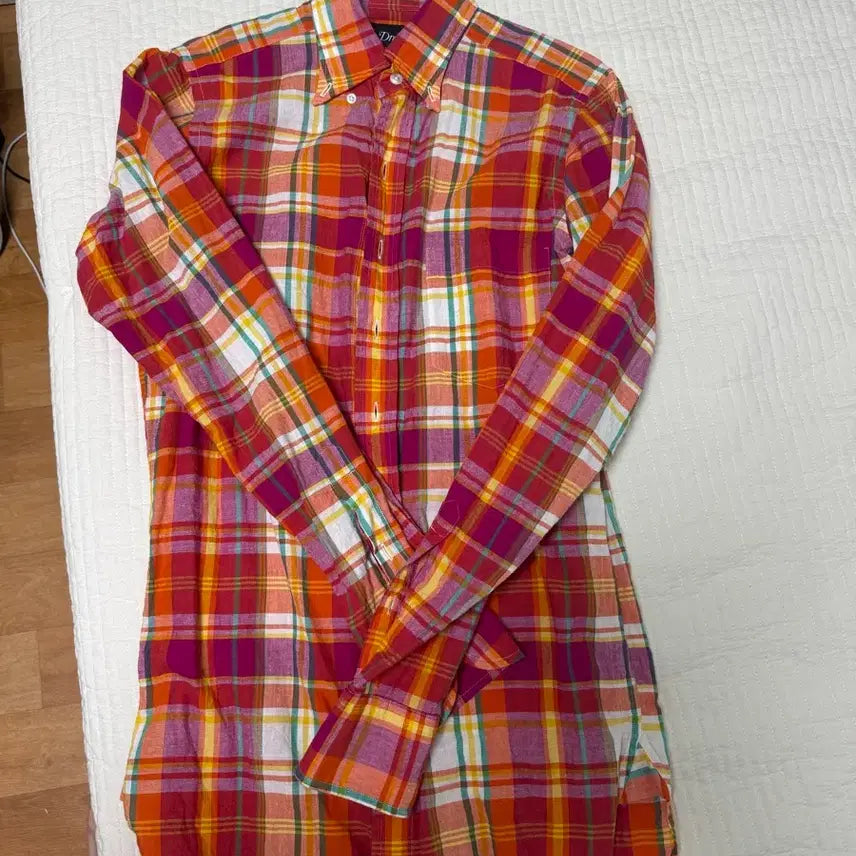 [BUNJANG] Drakes Madras Shirt / 드레익스 마드라스 셔츠