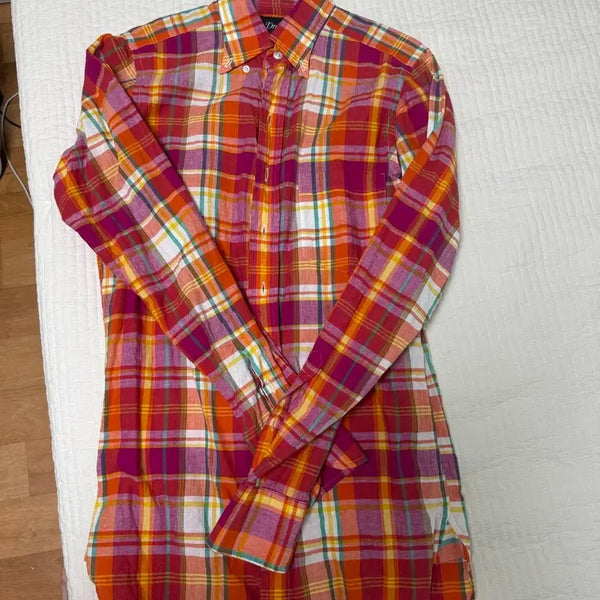 [BUNJANG] Drakes Madras Shirt / 드레익스 마드라스 셔츠