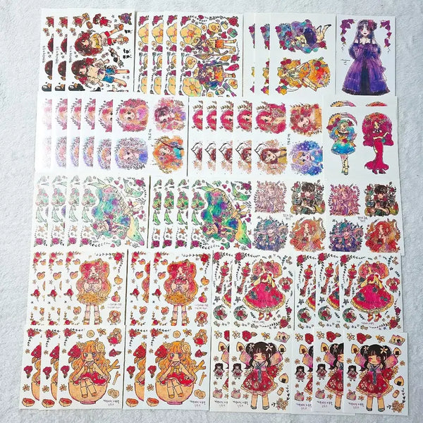 [BUNJANG] Doo Pal Character Stickers 110 pcs Bundle A / 인물집) 두팔 인물 인스 110장 일괄 A
