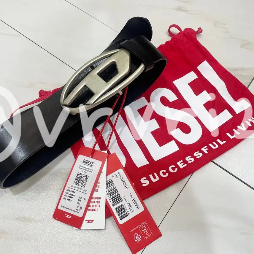 [BUNJANG] Diesel B-1DR Belt Black (95) / 디젤 B-1DR 벨트 DIESEL B-1DR Belt