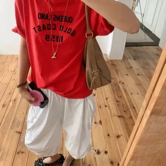 [BUNJANG] Norson Queensland Short Sleeve T-Shirt Red / Norson 퀸즈랜드 반팔티 레드 새상품 노어슨