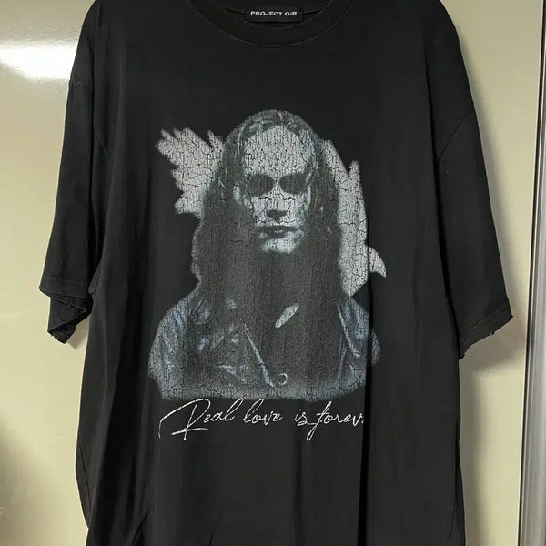 [BUNJANG] Project G/R Crow World Tour T-Shirt Washed Black / [1]프로젝트 gr 크로우 월드투어 티셔츠 워시드 블랙