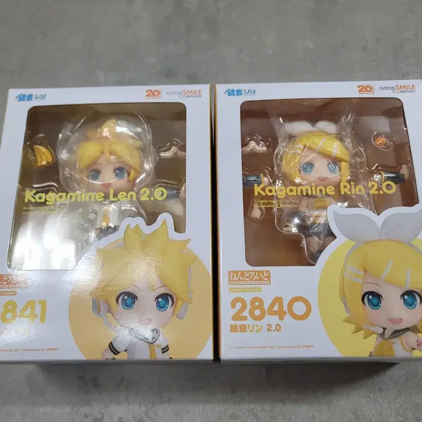 [BUNJANG] Kagamine Rin, Kagamine Len Nendoroid 2.0 Sealed Bundle Set / 카가미네 린, 카가미네 렌 넨도로이드 2.0 미개봉 일괄