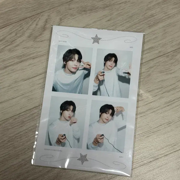 [BUNJANG] NCT WISH Riku 2025 Season's Greetings 4-Cut Photo (Sealed) / (미개봉) 엔시티 위시 리쿠 2025 시즌 그리팅 네컷포토 양도