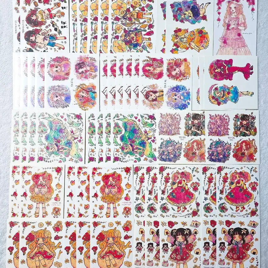 [BUNJANG] Doopal Person Illustration Stickers 110 pcs Bundle Set B / 인물집) 두팔 인물 인스 110장 일괄 B