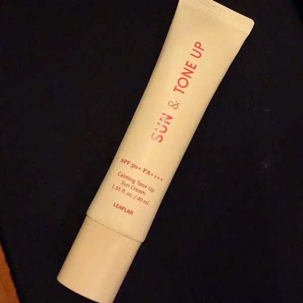 [BUNJANG] Leaf Lab Calming Tone-Up Sun Cream SPF50+ PA++++ / 리프랩 카밍 톤업 선크림