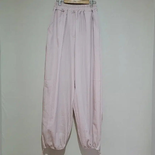 [BUNJANG] String Jogger Wide Pants / 핏이쁜 스트링 조거 와이드 팬츠