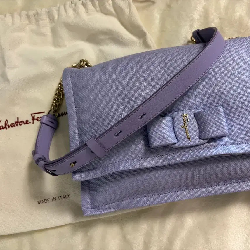 [BUNJANG] Salvatore Ferragamo Viva Bow Shoulder Bag / 페라가모 비바보우 숄더백