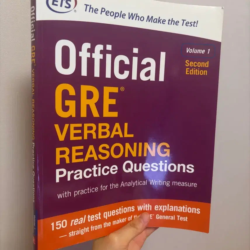 [BUNJANG] ETS GRE Verbal + Quantitative 2nd Edition / ETS GRE Verbal + Quantitative 2nd Edition