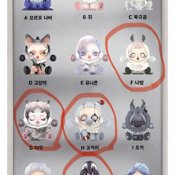 [BUNJANG] Pop Mart Skullpanda Animal Series Set (Authentic) / [정품] 스컬판다 애니멀시리즈 세트