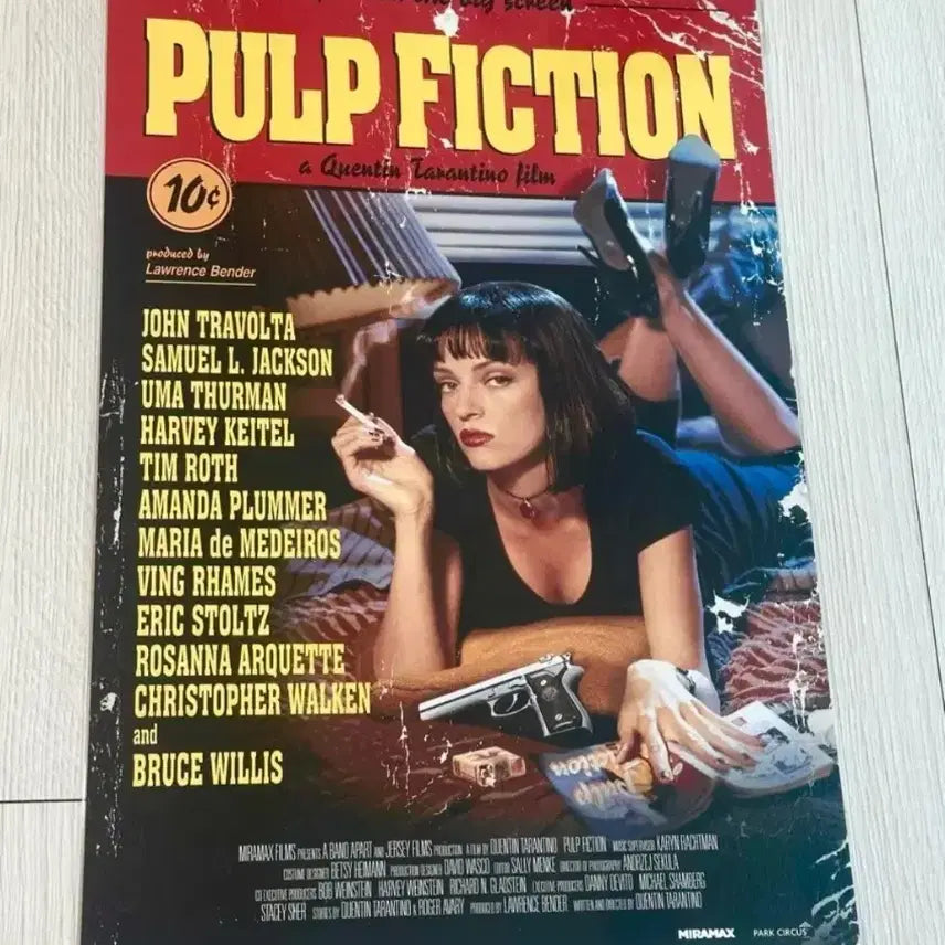[BUNJANG] Pulp Fiction Quentin Tarantino Special Poster (A3) / [2022초희귀한정판]영화 쿠엔틴 타란티노 감독의 펄프픽션 스페셜 포스터(A3)