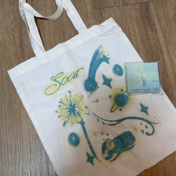 [BUNJANG] NCT Doyoung Soar Eco Bag & Memo Pad Set / nct 도영 soar 에코백 & 떡메