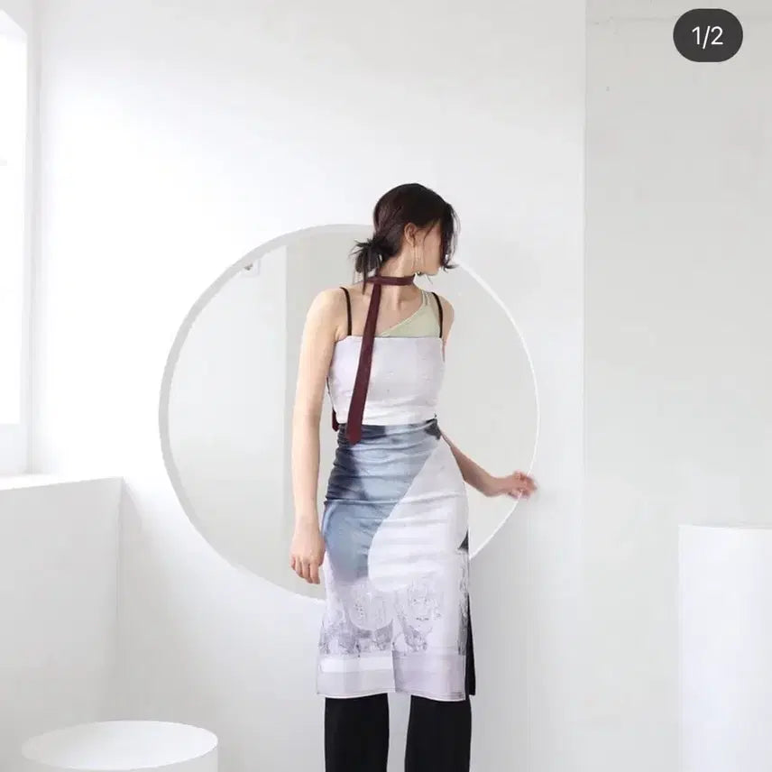 [BUNJANG] KYO Print Archive Midi Dress / kyO 프린트 아카이브 원피스