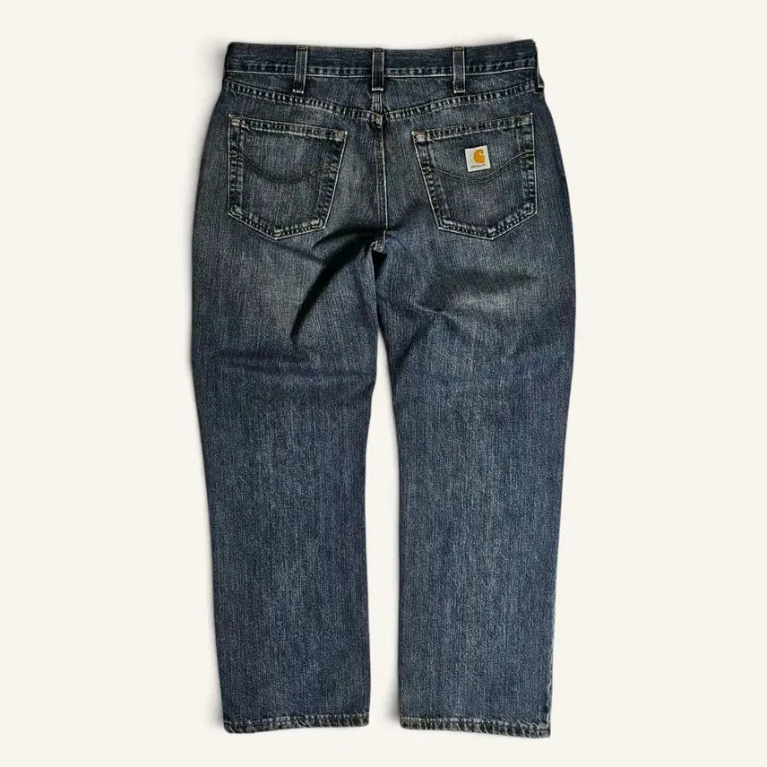 [BUNJANG] Carhartt 5-Pocket Relaxed Fit Midweight Denim Pants (Bed Rock, W34 L30) / [34X30][칼하트] 5포켓 릴렉스핏 미드웨이트 데님