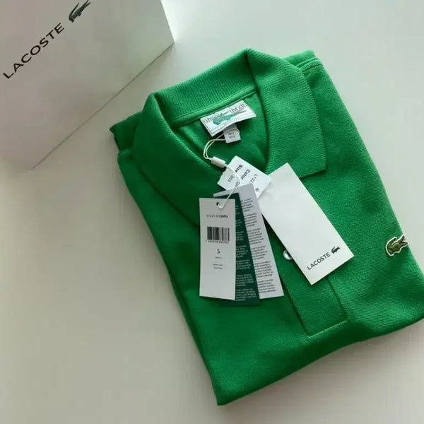 [BUNJANG] Lacoste Green Cotton Polo T-Shirt / 라코스테 카라티 폴로티 그린 백화점정품