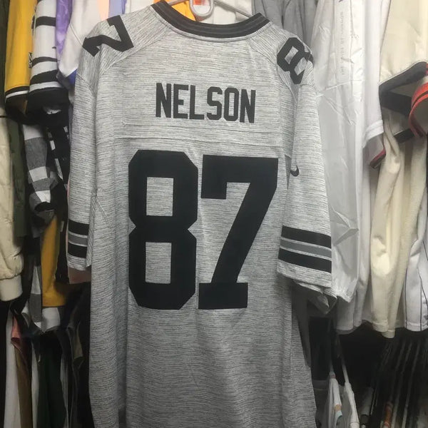 [BUNJANG] Nike NFL Green Bay Packers Jordy Nelson Gridiron Grey Limited Jersey 3XL / (새거급) 나이키 NFL 그린베이 패커스 조디 넬슨 그리드아이언 그레이 리미티드 유니폼 져지 사이즈 3XL