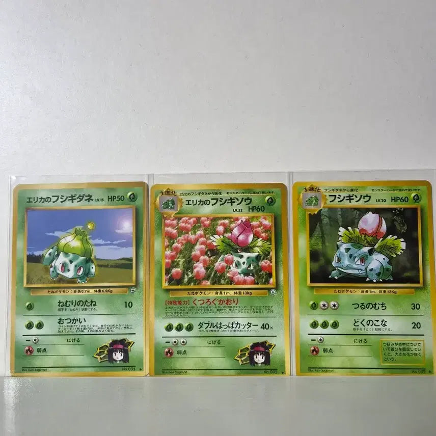 [BUNJANG] Venusaur Bulbasaur Ivysaur Set Bundle / 일판 이상해씨 이상해풀 세트 3개 일괄