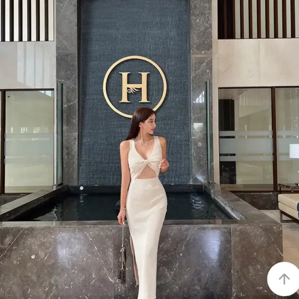 [BUNJANG] Two-Way Sexy Slit Dress / 투웨이 섹시 트임 원피스