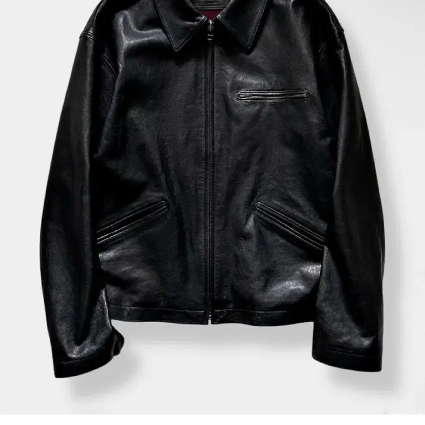 [BUNJANG] Andy Hicks Leather Jacket / (3) 엔벨로프 앤디힉스 레더자켓